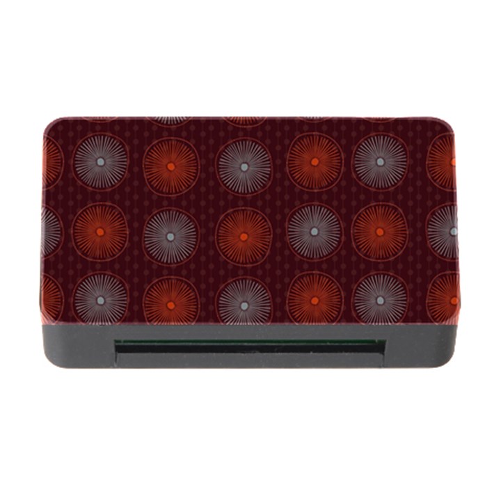 Abstract Dotted Pattern Elegant Background Memory Card Reader with CF