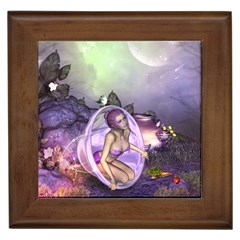 Wonderful Fairy In The Wonderland , Colorful Landscape Framed Tiles by FantasyWorld7