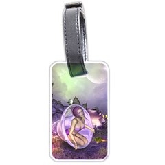 Wonderful Fairy In The Wonderland , Colorful Landscape Luggage Tags (one Side)  by FantasyWorld7