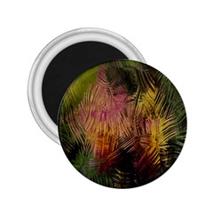 Abstract Brush Strokes In A Floral Pattern  2.25  Magnets