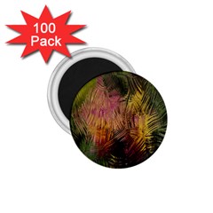Abstract Brush Strokes In A Floral Pattern  1.75  Magnets (100 pack) 