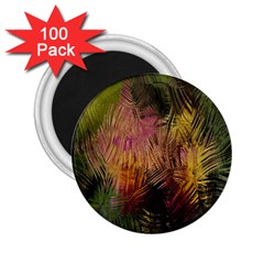 Abstract Brush Strokes In A Floral Pattern  2.25  Magnets (100 pack) 