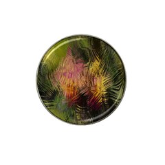 Abstract Brush Strokes In A Floral Pattern  Hat Clip Ball Marker (4 pack)