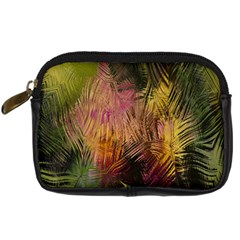 Abstract Brush Strokes In A Floral Pattern  Digital Camera Cases