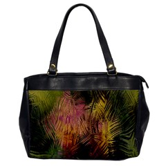 Abstract Brush Strokes In A Floral Pattern  Office Handbags