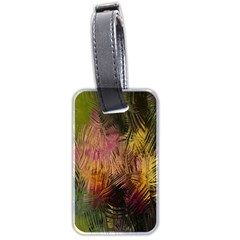 Abstract Brush Strokes In A Floral Pattern  Luggage Tags (Two Sides)