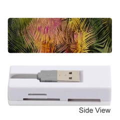 Abstract Brush Strokes In A Floral Pattern  Memory Card Reader (Stick) 