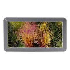 Abstract Brush Strokes In A Floral Pattern  Memory Card Reader (Mini)