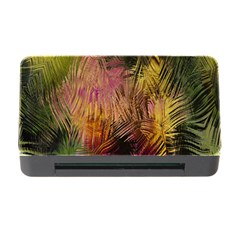Abstract Brush Strokes In A Floral Pattern  Memory Card Reader with CF