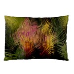 Abstract Brush Strokes In A Floral Pattern  Pillow Case (Two Sides) Back