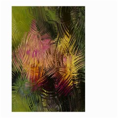Abstract Brush Strokes In A Floral Pattern  Small Garden Flag (Two Sides)
