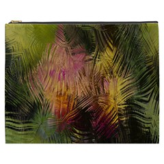 Abstract Brush Strokes In A Floral Pattern  Cosmetic Bag (XXXL) 