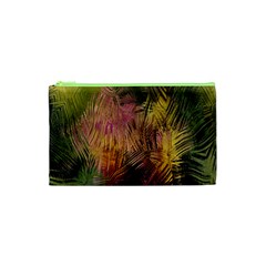 Abstract Brush Strokes In A Floral Pattern  Cosmetic Bag (xs) by Simbadda