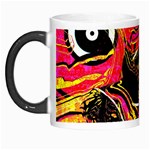 Abstract Clutter Pattern Baffled Field Morph Mugs Left