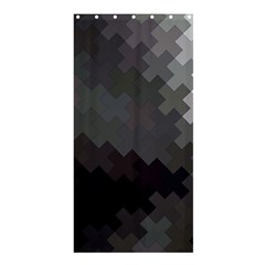 Abstract Pattern Moving Transverse Shower Curtain 36  X 72  (stall)  by Simbadda