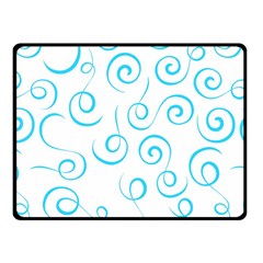 Pattern Fleece Blanket (small) by Valentinaart