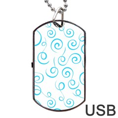 Pattern Dog Tag Usb Flash (two Sides)