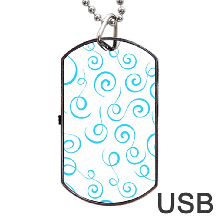 Pattern Dog Tag USB Flash (Two Sides)