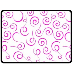 Pattern Double Sided Fleece Blanket (large)  by Valentinaart