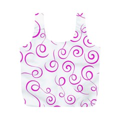 Pattern Full Print Recycle Bags (m)  by Valentinaart