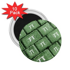 Pi Grunge Style Pattern 2 25  Magnets (10 Pack)  by dflcprints
