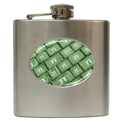 Pi Grunge Style Pattern Hip Flask (6 Oz) by dflcprints