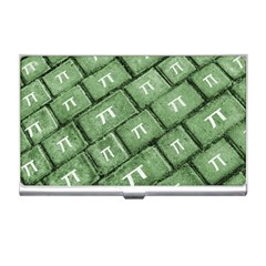 Pi Grunge Style Pattern Business Card Holders by dflcprints