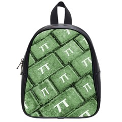 Pi Grunge Style Pattern School Bags (small)  by dflcprints