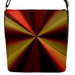 Copper Beams Abstract Background Pattern Flap Messenger Bag (s) by Simbadda