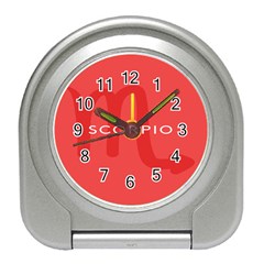 Zodiac Scorpio Travel Alarm Clocks by Mariart