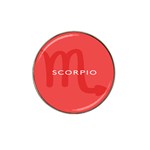 Zodiac Scorpio Hat Clip Ball Marker (4 pack) Front