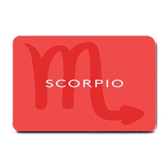 Zodiac Scorpio Small Doormat  by Mariart