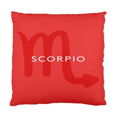 Zodiac Scorpio Standard Cushion Case (two Sides) by Mariart