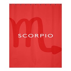 Zodiac Scorpio Shower Curtain 60  X 72  (medium) 