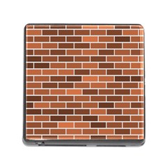 Brick Brown Line Texture Memory Card Reader (square)