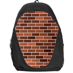 Brick Brown Line Texture Backpack Bag by Mariart