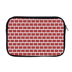 Brick Line Red White Apple Macbook Pro 17  Zipper Case by Mariart