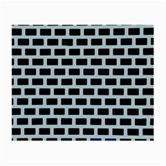 Bricks Black Blue Line Small Glasses Cloth (2-side)