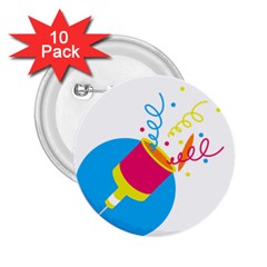 Celebration Injecting 2 25  Buttons (10 Pack) 