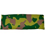 Camouflage Green Yellow Brown Body Pillow Case Dakimakura (Two Sides) Back