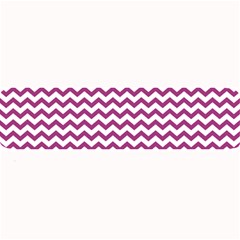 Chevron Wave Purple White Large Bar Mats by Mariart