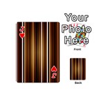 Brown Line Image Picture Playing Cards 54 (Mini)  Front - HeartJ