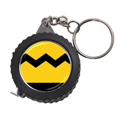 Chevron Wave Yellow Black Line Measuring Tapes by Mariart
