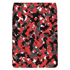 Bloodshot Camo Red Urban Initial Camouflage Flap Covers (l)  by Mariart