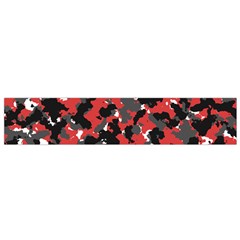 Bloodshot Camo Red Urban Initial Camouflage Flano Scarf (small)