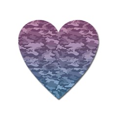 Celebration Purple Pink Grey Heart Magnet by Mariart