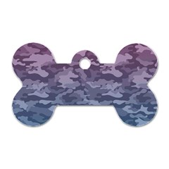 Celebration Purple Pink Grey Dog Tag Bone (two Sides) by Mariart
