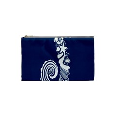 Coral Life Sea Water Blue Fish Star Cosmetic Bag (small)  by Mariart