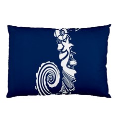 Coral Life Sea Water Blue Fish Star Pillow Case (two Sides) by Mariart