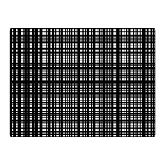 Crosshatch Target Line Black Double Sided Flano Blanket (mini)  by Mariart